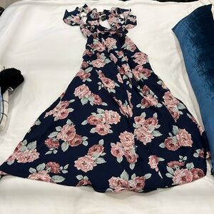 Long, wraparound summer dress from South Moon Under size medium.